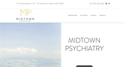 Desktop Screenshot of midtownpsychiatry.com