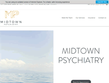 Tablet Screenshot of midtownpsychiatry.com
